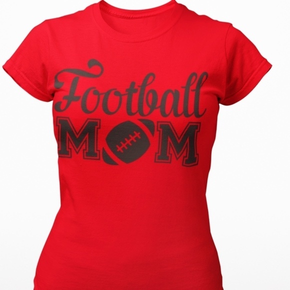 Next Level Apparel Tops - Football‎ Mom Tee